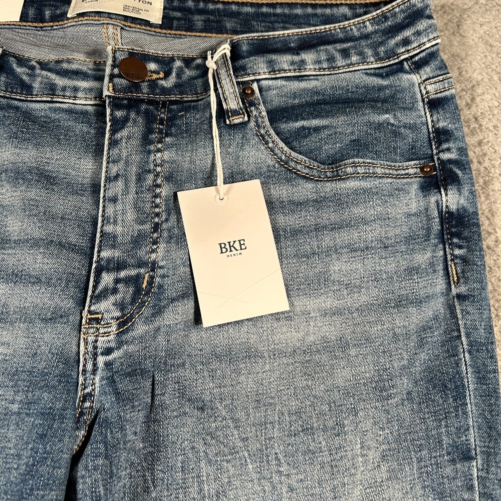 Buckle Light Blue Boot Cut Jeans - Picture 3 of 15